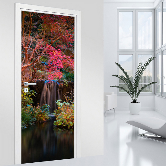 Vinilo Adhesivo para puerta - Cascada