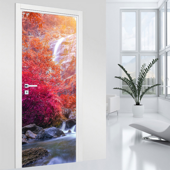Vinilo Adhesivo para puerta - Cascada