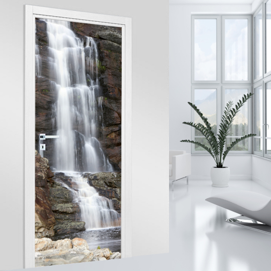 Vinilo Adhesivo para puerta - Cascada