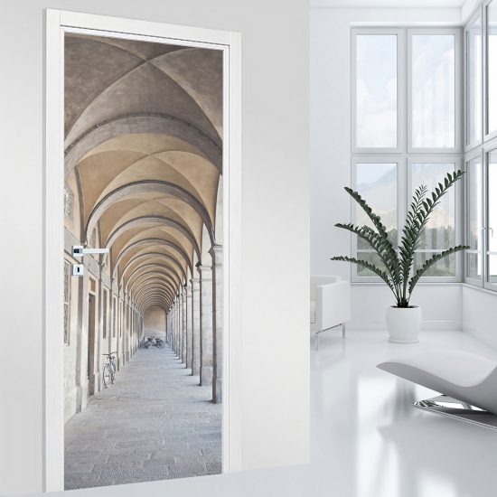 Vinilo Adhesivo para puerta - Columnata