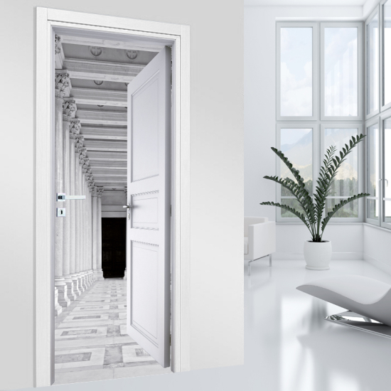 Vinilo Adhesivo para puerta - Columnata