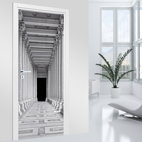 Vinilo Adhesivo para puerta - Columnata