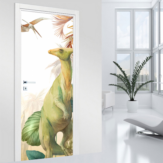 Vinilo Adhesivo para puerta - Dinosaurios