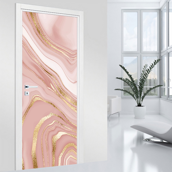 Vinilo Adhesivo para puerta - Efecto marmoleado