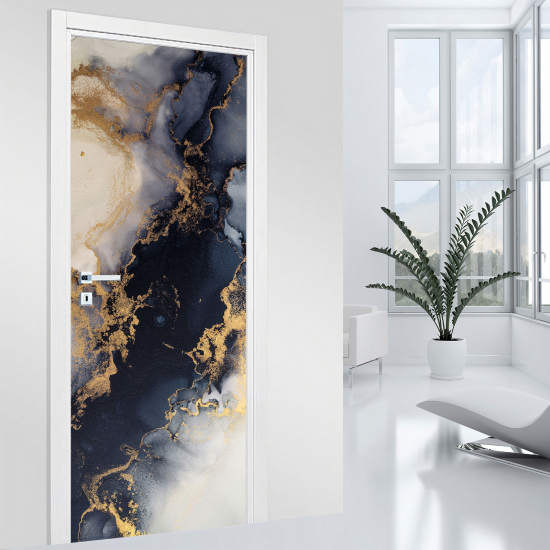 Vinilo Adhesivo para puerta - Efecto marmoleado