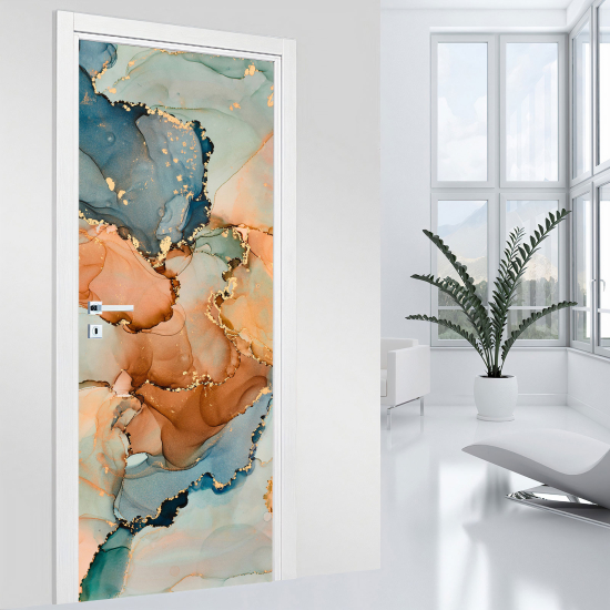 Vinilo Adhesivo para puerta - Efecto marmoleado