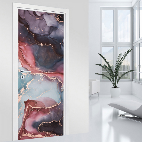 Vinilo Adhesivo para puerta - Efecto marmoleado