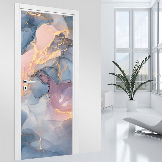 Vinilo Adhesivo para puerta - Efecto marmoleado