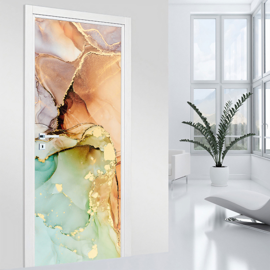 Vinilo Adhesivo para puerta - Efecto marmoleado