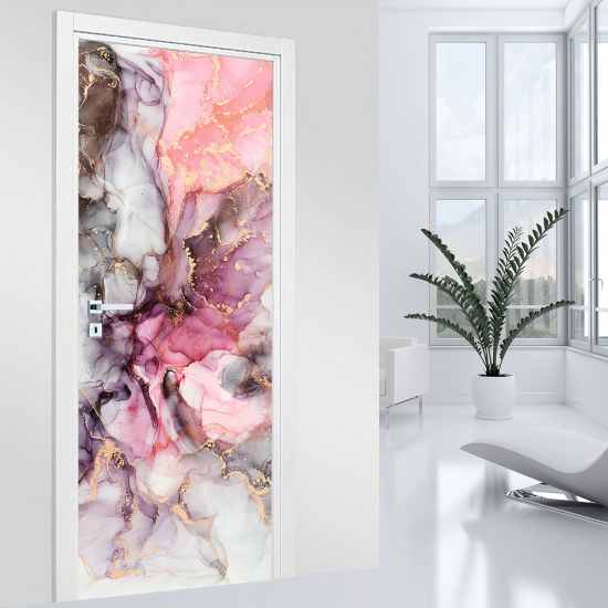Vinilo Adhesivo para puerta - Efecto marmoleado