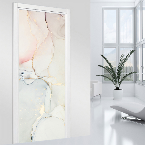 Vinilo Adhesivo para puerta - Efecto marmoleado