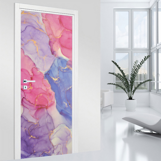 Vinilo Adhesivo para puerta - Efecto marmoleado
