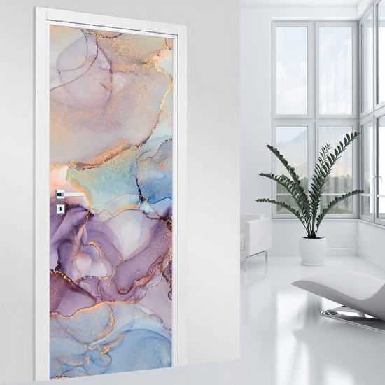 Vinilo Adhesivo para puerta - Efecto marmoleado