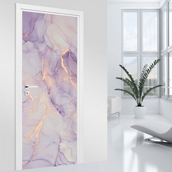 Vinilo Adhesivo para puerta - Efecto marmoleado
