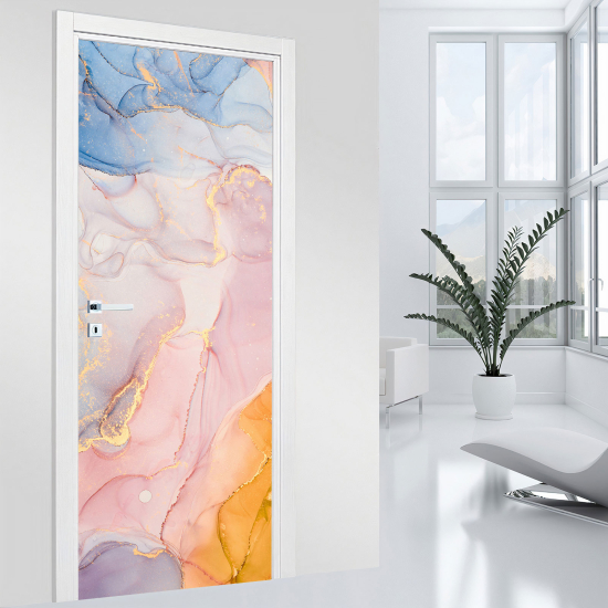 Vinilo Adhesivo para puerta - Efecto marmoleado