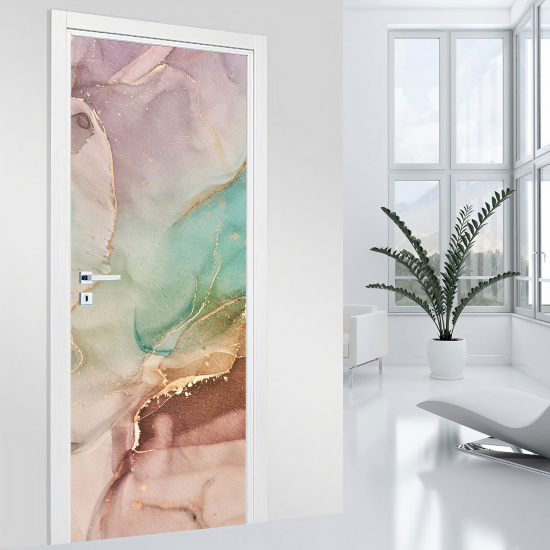 Vinilo Adhesivo para puerta - Efecto marmoleado