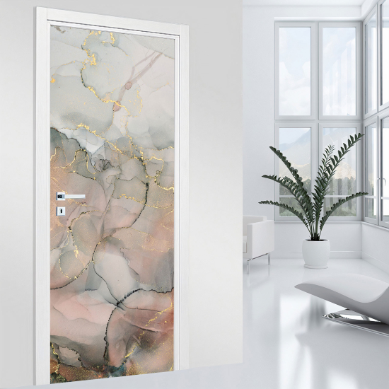 Vinilo Adhesivo para puerta - Efecto marmoleado