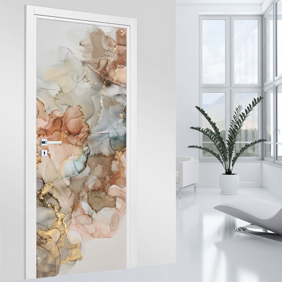 Vinilo Adhesivo para puerta - Efecto marmoleado