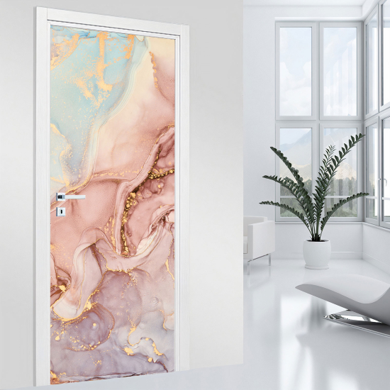 Vinilo Adhesivo para puerta - Efecto marmoleado