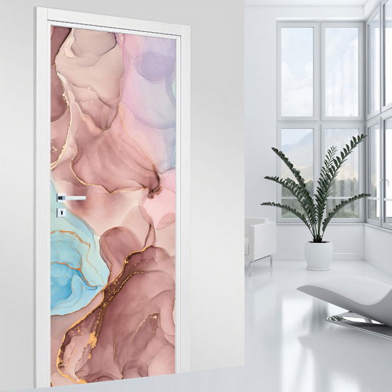 Vinilo Adhesivo para puerta - Efecto marmoleado