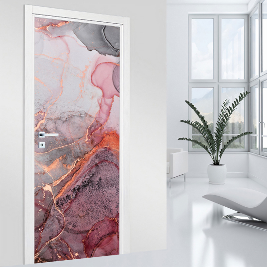 Vinilo Adhesivo para puerta - Efecto marmoleado