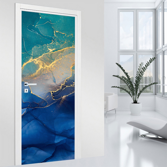 Vinilo Adhesivo para puerta - Efecto marmoleado