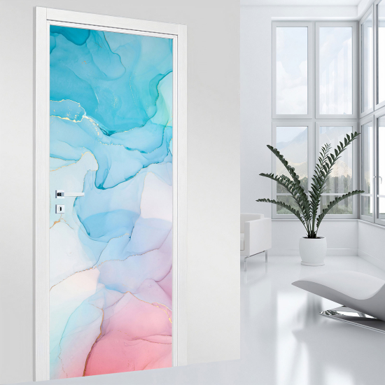 Vinilo Adhesivo para puerta - Efecto marmoleado