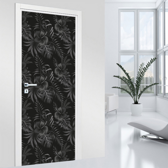 Vinilo Adhesivo para puerta - Flores