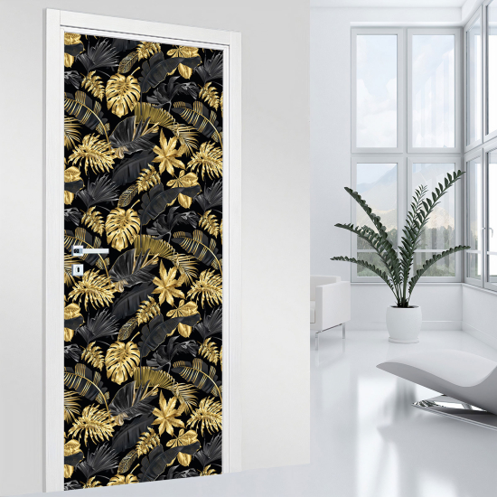 Vinilo Adhesivo para puerta - Flores