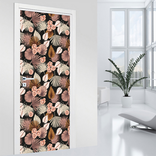 Vinilo Adhesivo para puerta - Flores