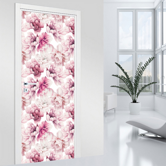 Vinilo Adhesivo para puerta - Flores