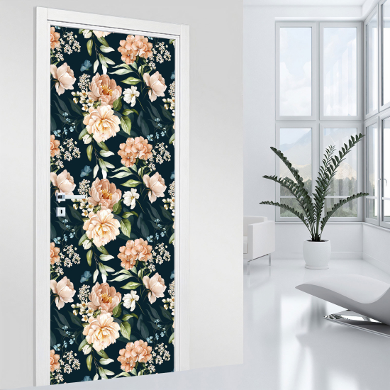 Vinilo Adhesivo para puerta - Flores