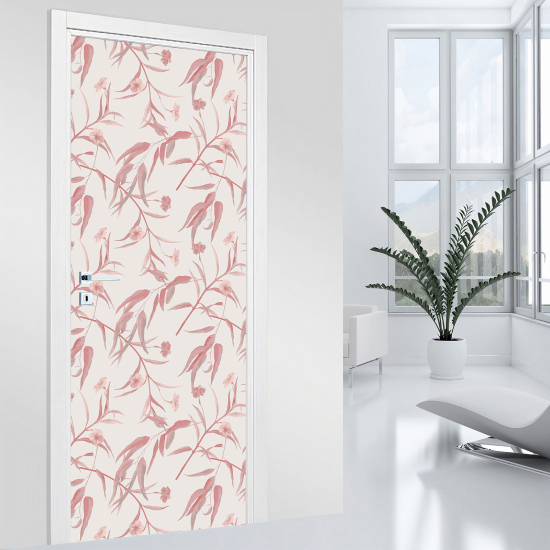 Vinilo Adhesivo para puerta - Flores