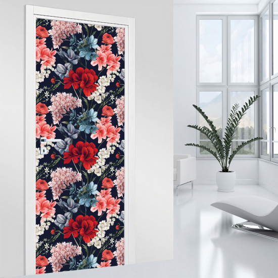 Vinilo Adhesivo para puerta - Flores