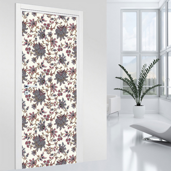 Vinilo Adhesivo para puerta - Flores