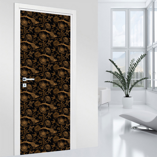 Vinilo Adhesivo para puerta - Flores