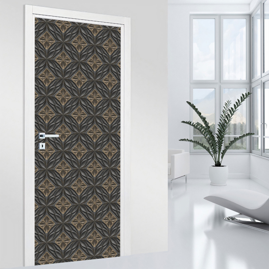 Vinilo Adhesivo para puerta - Flores