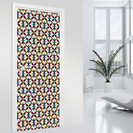 Vinilo Adhesivo para puerta - Flores