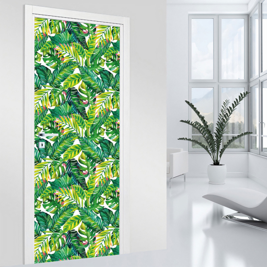 Vinilo Adhesivo para puerta - Hojas