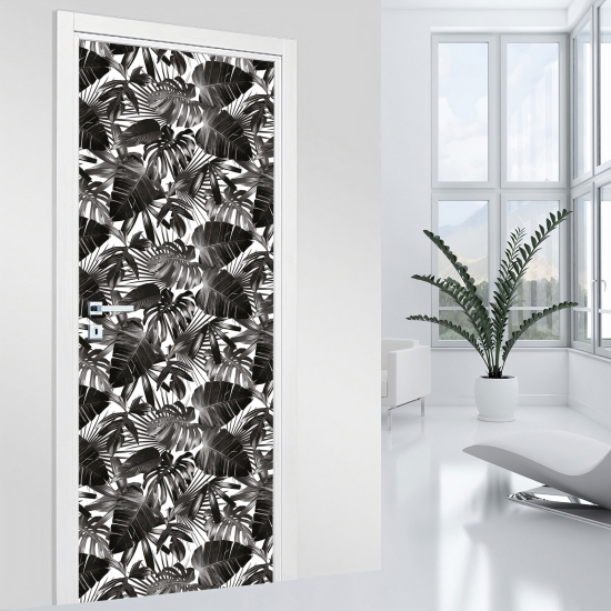 Vinilo Adhesivo para puerta - Hojas
