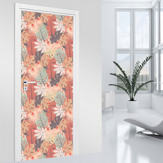 Vinilo Adhesivo para puerta - Hojas