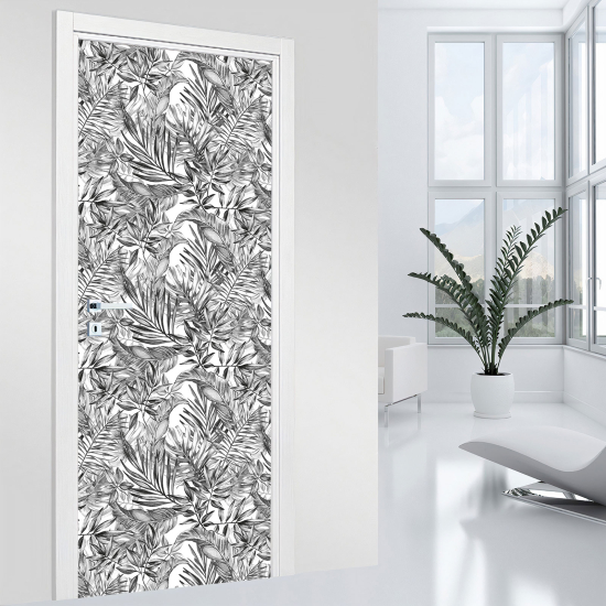 Vinilo Adhesivo para puerta - Hojas