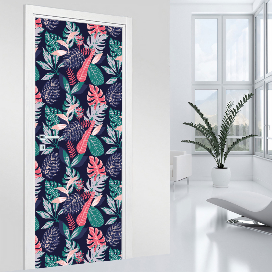 Vinilo Adhesivo para puerta - Hojas
