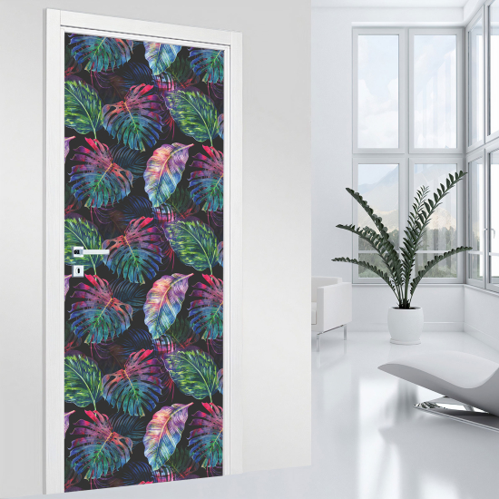 Vinilo Adhesivo para puerta - Hojas