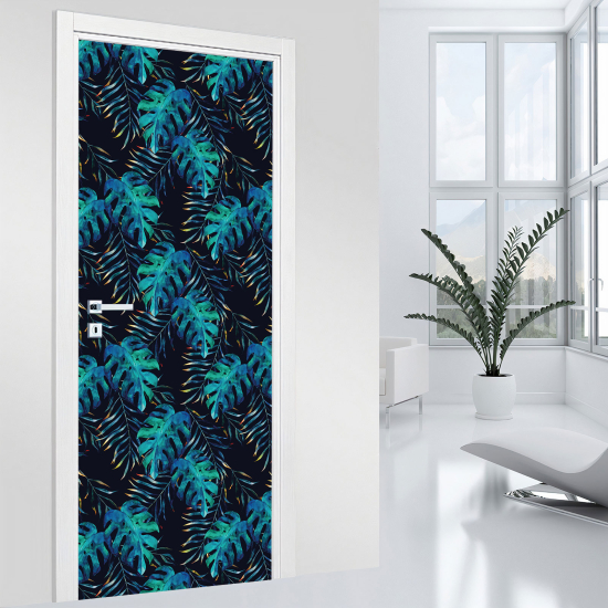 Vinilo Adhesivo para puerta - Hojas