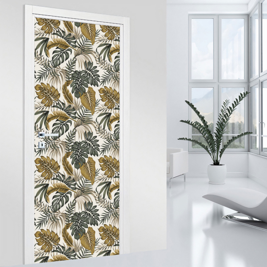 Vinilo Adhesivo para puerta - Hojas