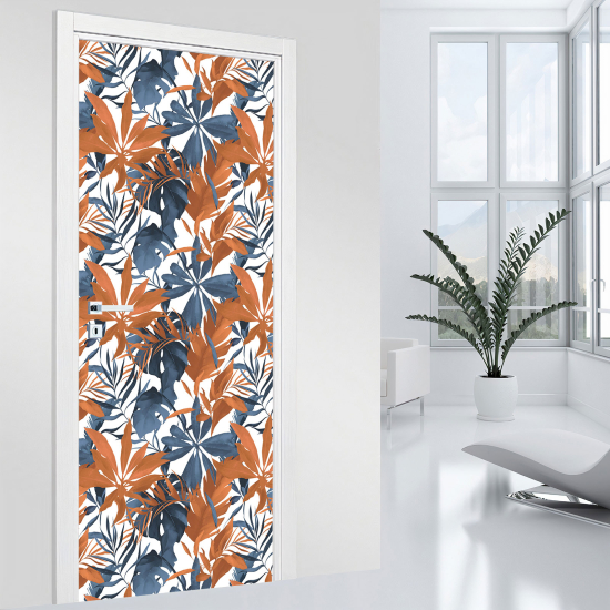 Vinilo Adhesivo para puerta - Hojas