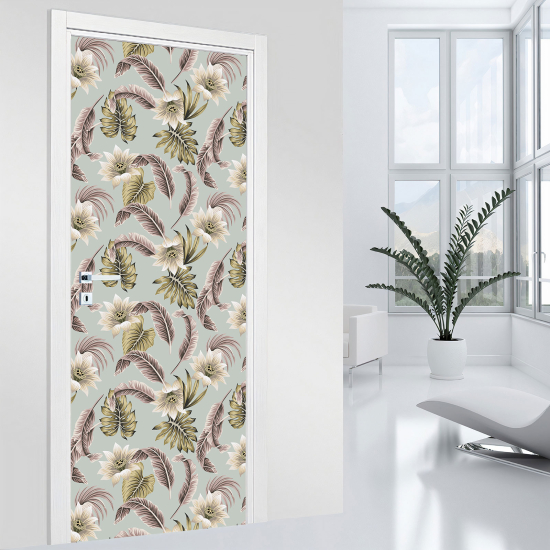 Vinilo Adhesivo para puerta - Hojas