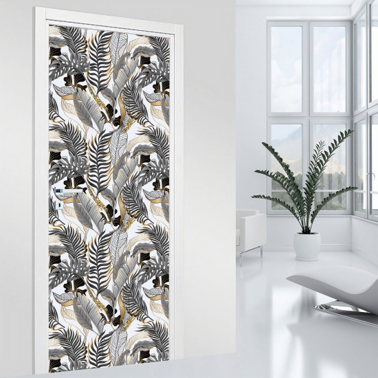 Vinilo Adhesivo para puerta - Hojas