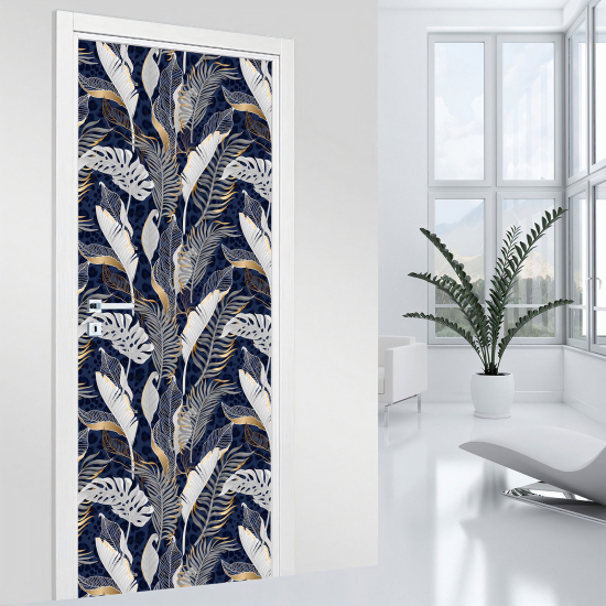 Vinilo Adhesivo para puerta - Hojas